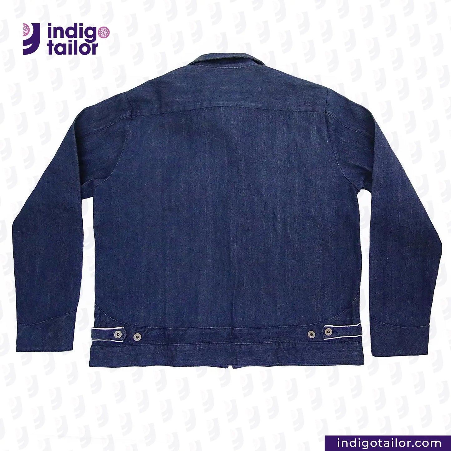 FLIGHT JACKET on a white background with 'Indigotailor' branding.
