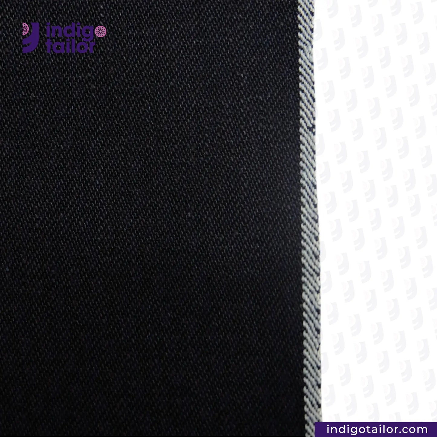 IT-464 INDIGO x INDIGO HERRINGBONE DENIM