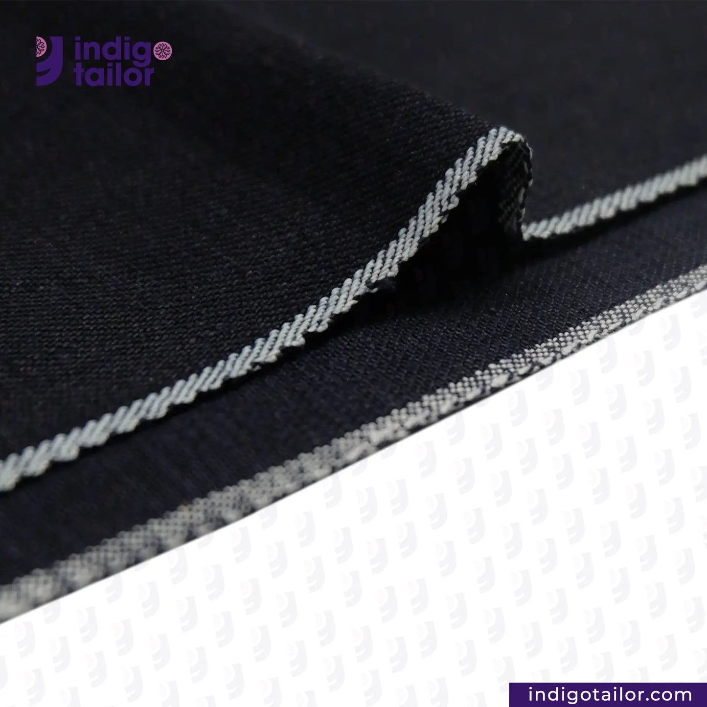 IT-464 INDIGO x INDIGO HERRINGBONE DENIM