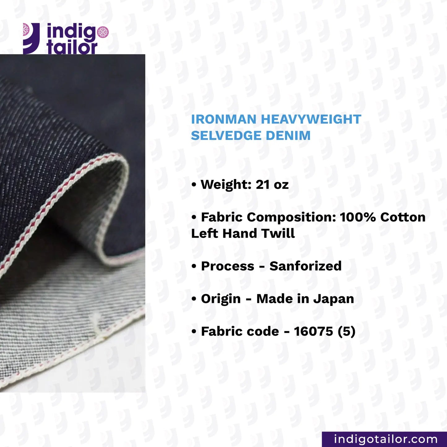 IT-465 IRONMAN HEAVYWEIGHT SELVEDGE DENIM