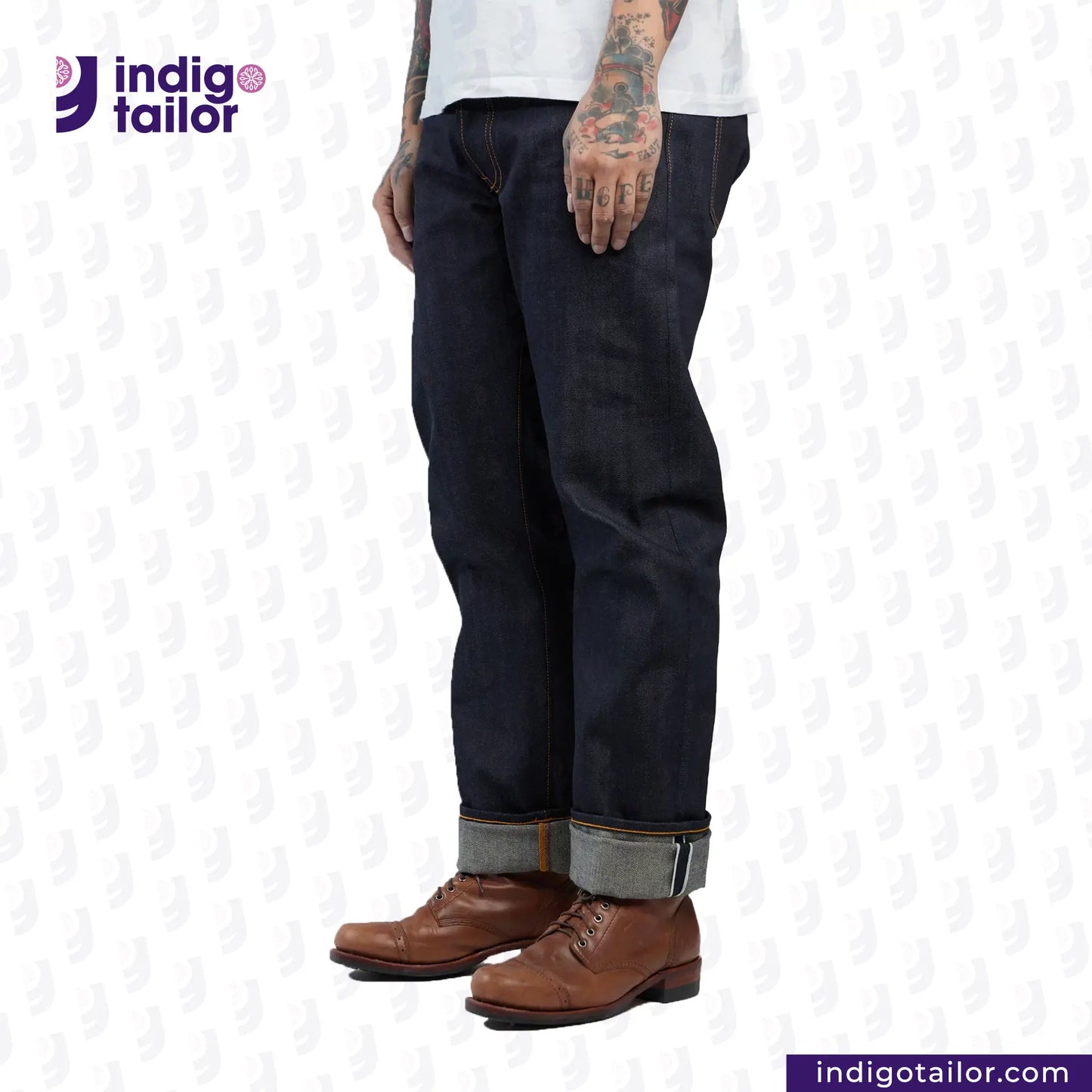 IT-121 DEEP BLUE OMBRÉ CAST DENIM