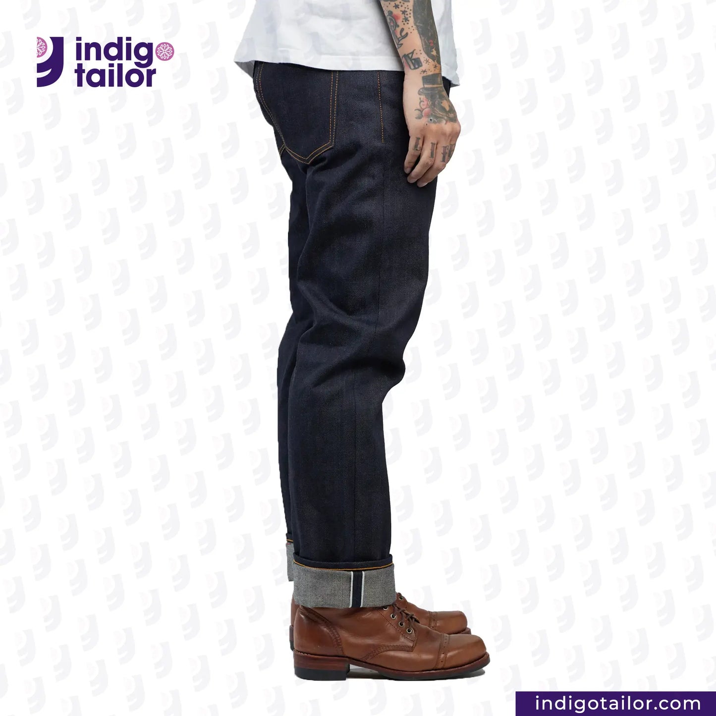 IT-121 DEEP BLUE OMBRÉ CAST DENIM