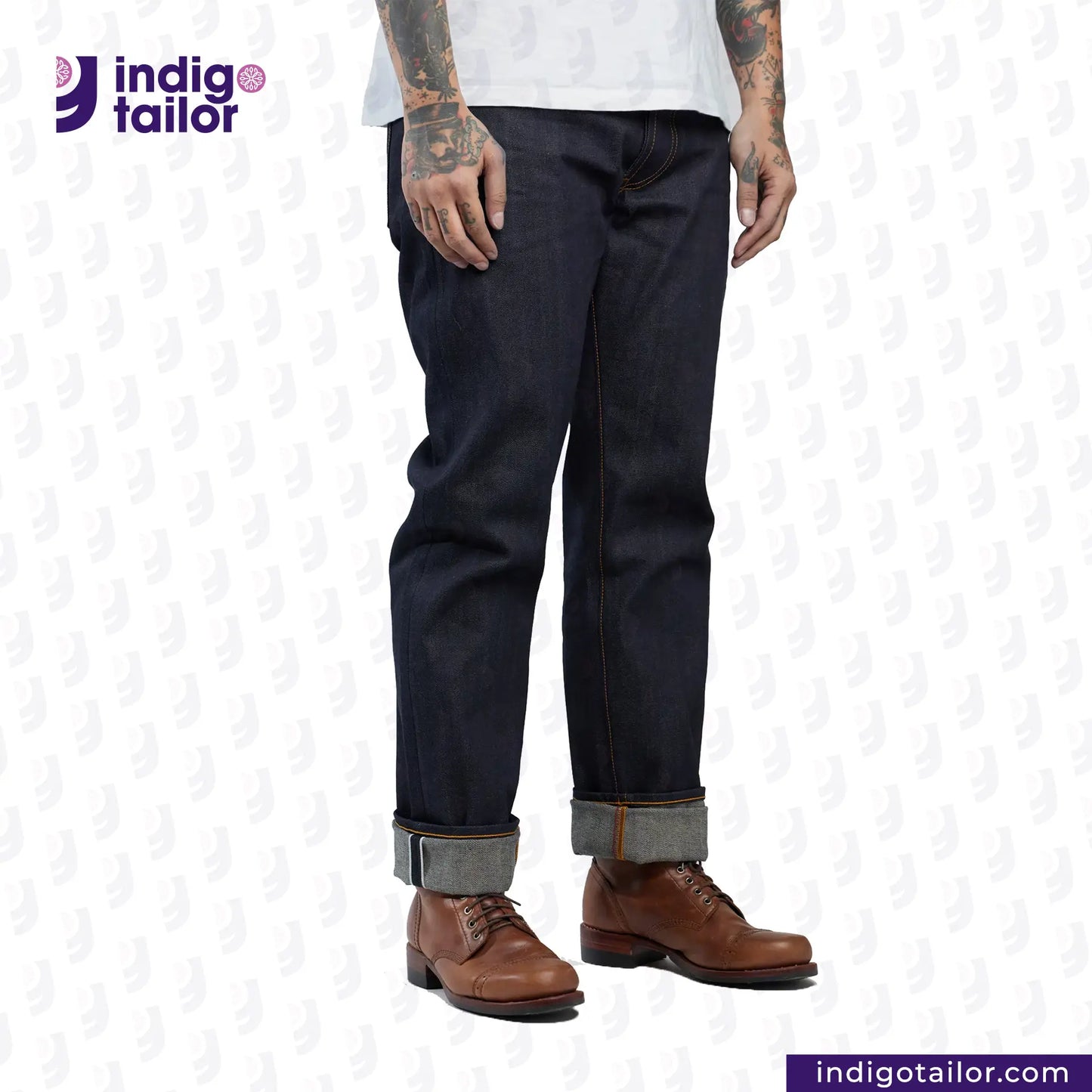 IT-121 DEEP BLUE OMBRÉ CAST DENIM