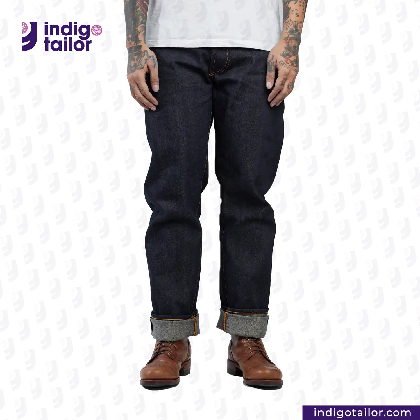 IT-121 DEEP BLUE OMBRÉ CAST DENIM