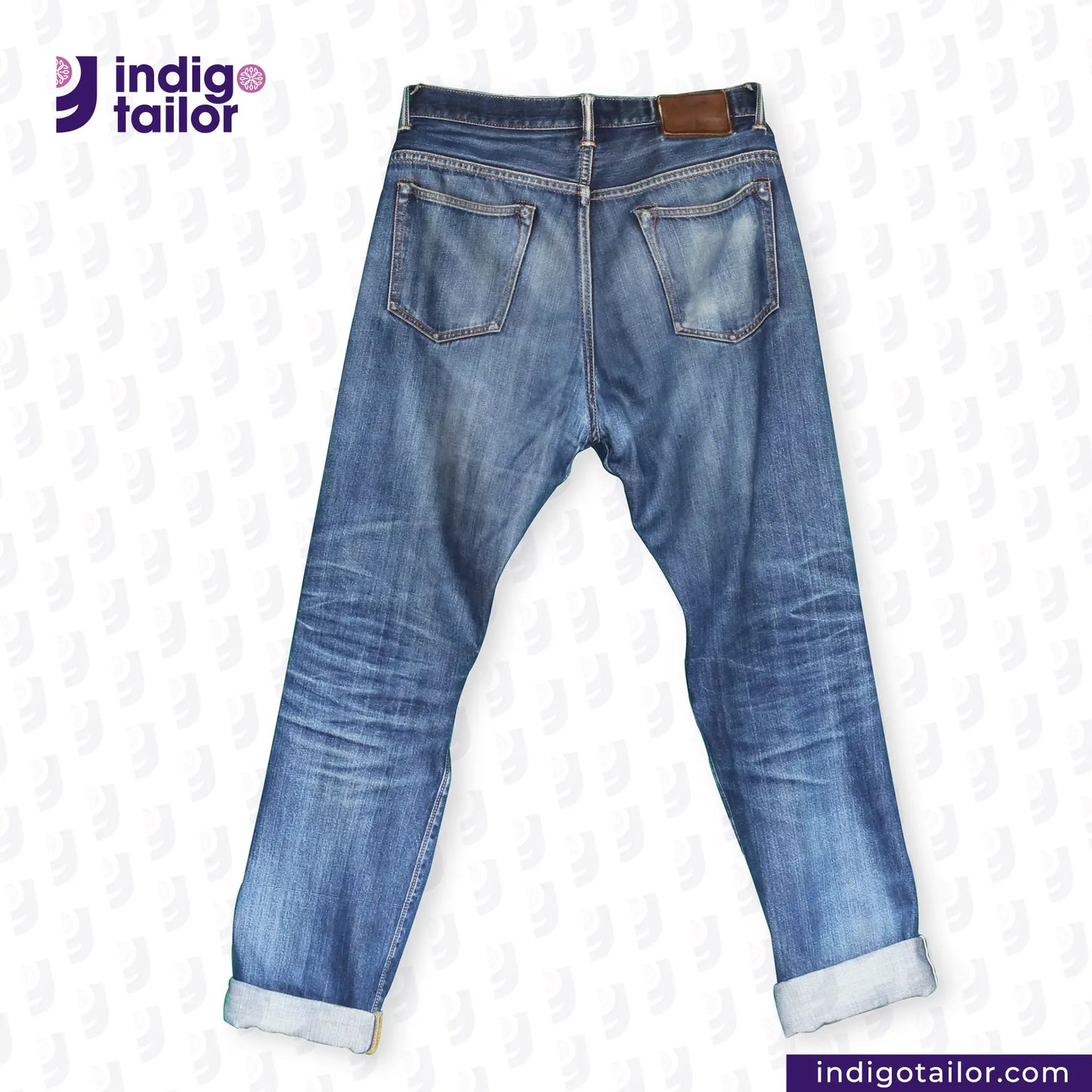 IT-121 DEEP BLUE OMBRÉ CAST DENIM