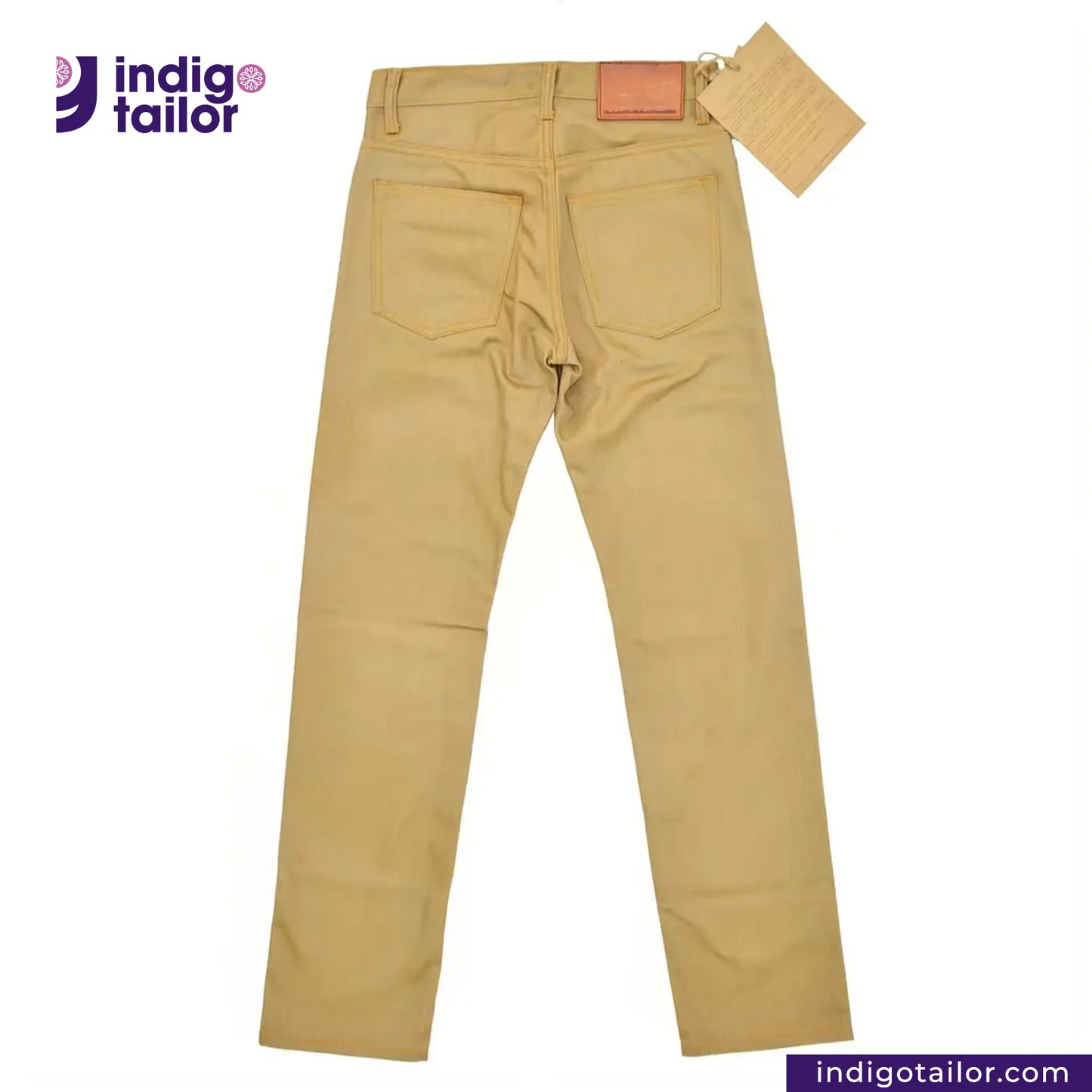 IT-122 KHAKI SLUB DENIM