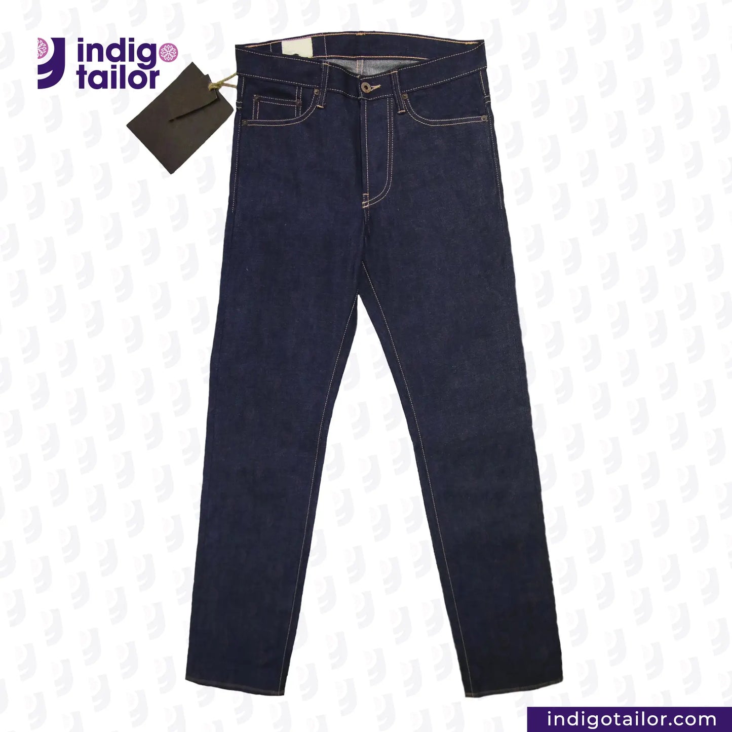 IT-127 MEDIUM BLUE DENIM LIVIDUS SELVEDGE