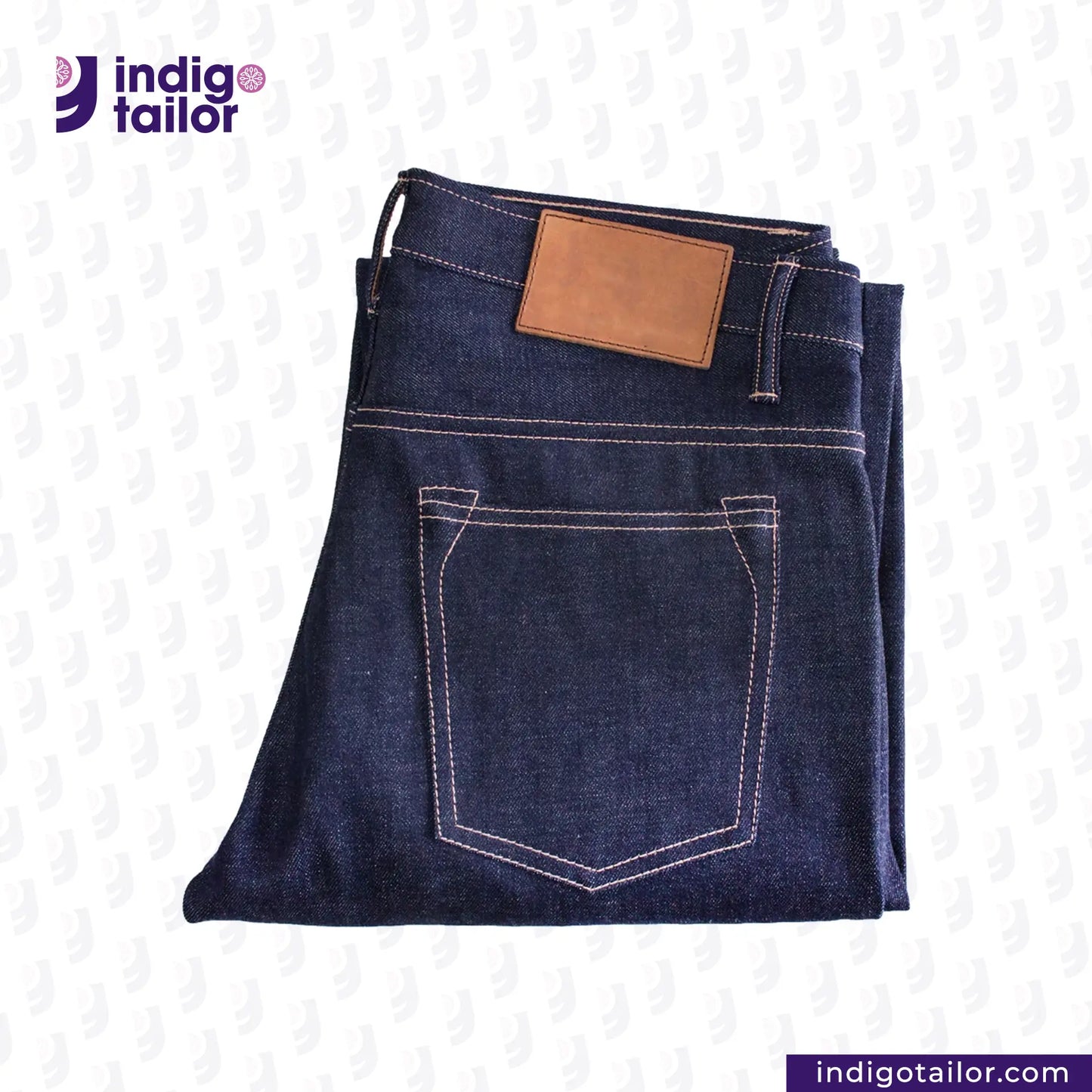 IT-127 MEDIUM BLUE DENIM LIVIDUS SELVEDGE
