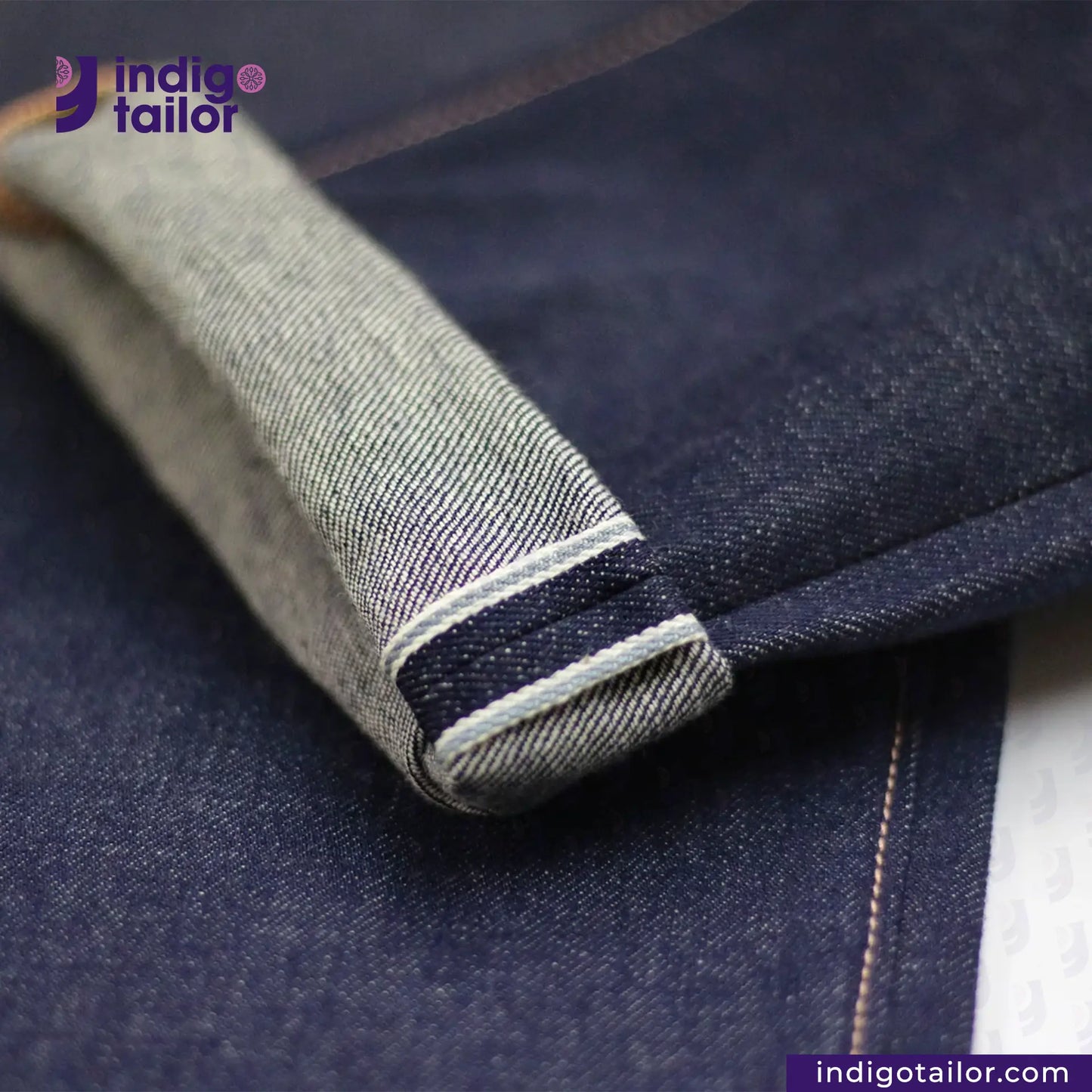 IT-127 MEDIUM BLUE DENIM LIVIDUS SELVEDGE