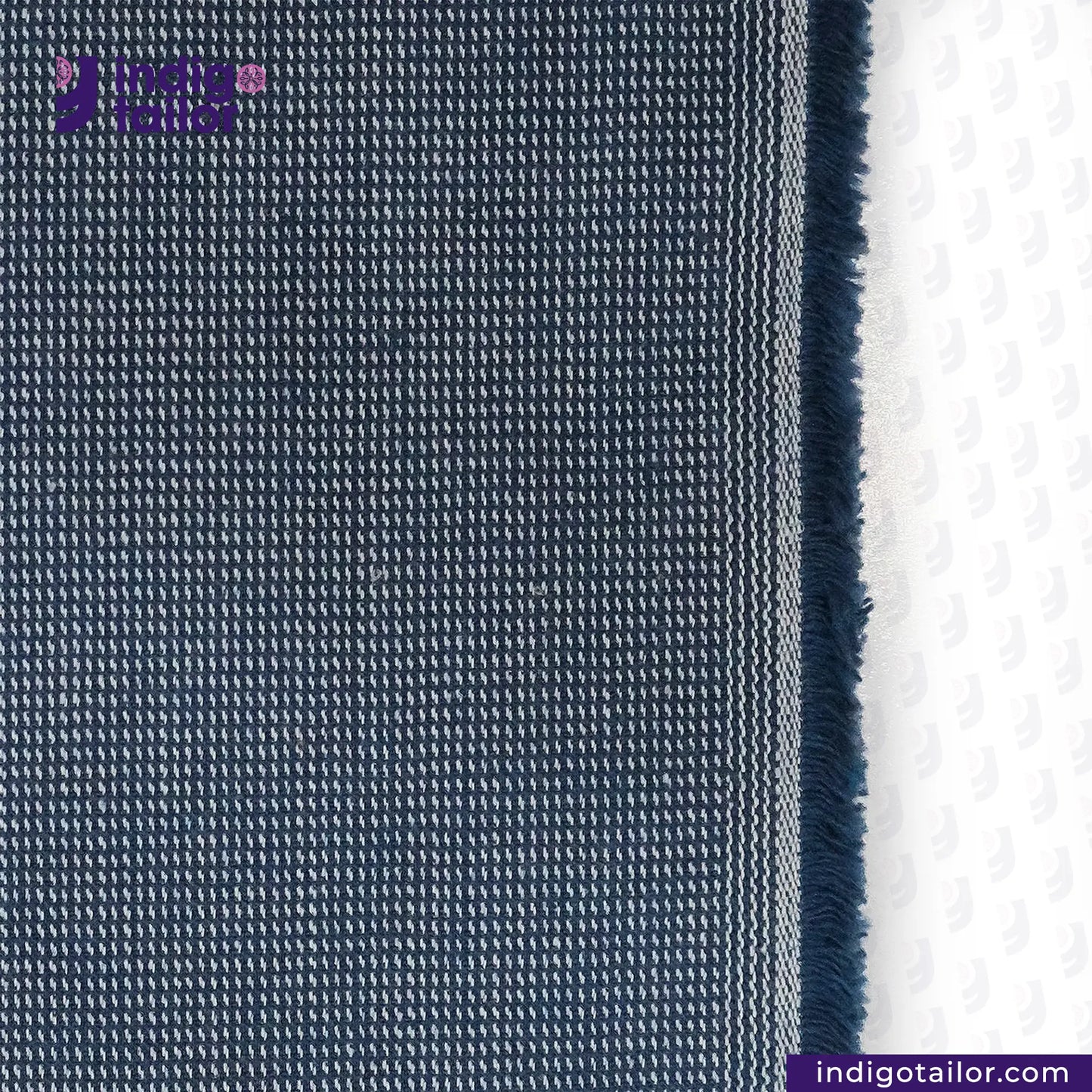 IT-351 INDIGO HOUNDSTOOTH