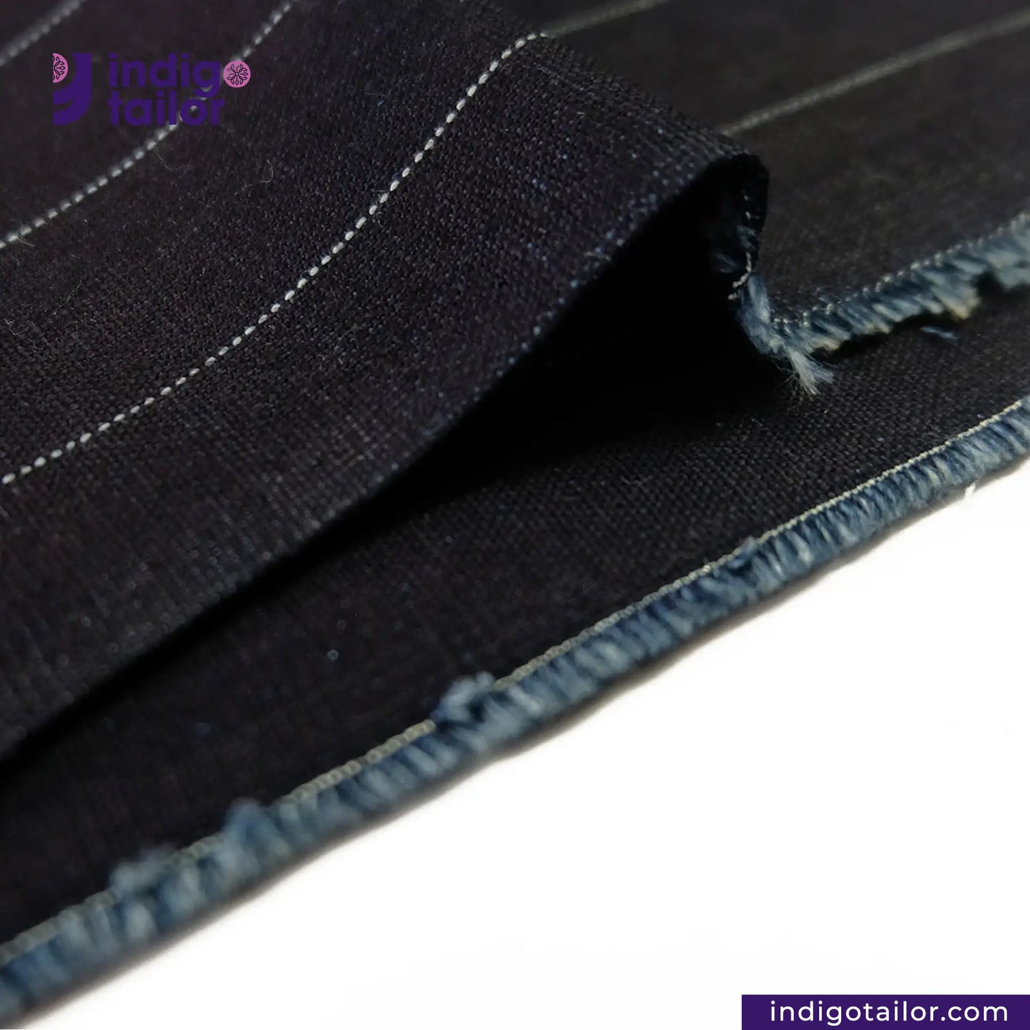 IT-457 INDIGO PINSTRIPES