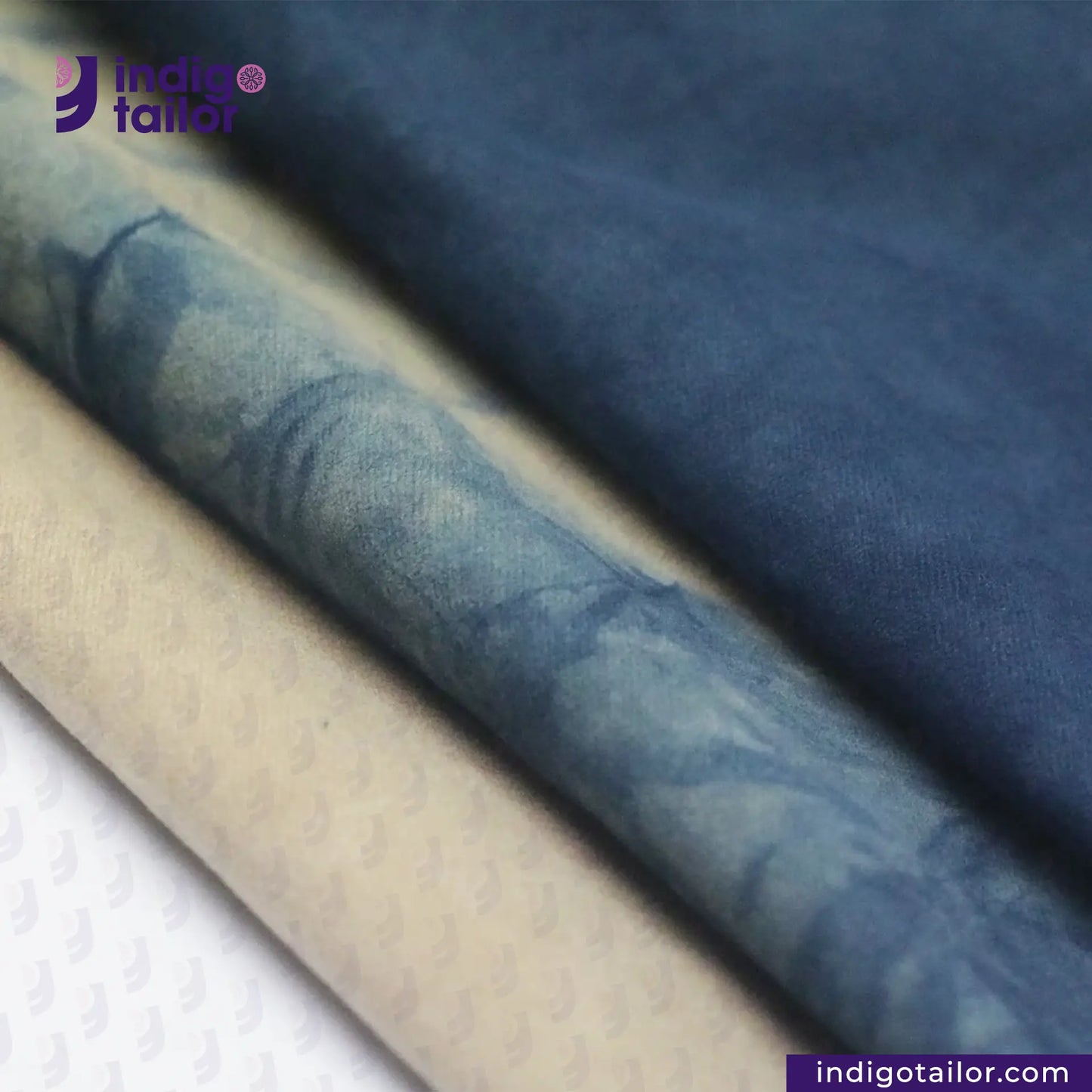 IT-429 NATURAL INDIGO DYED SUEDE