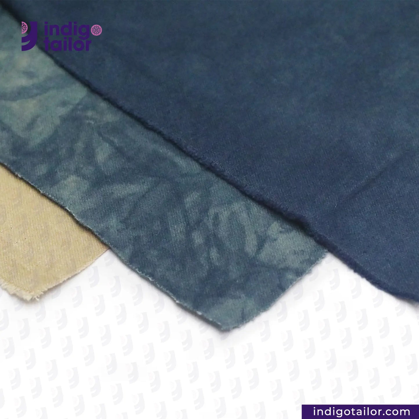 IT-429 NATURAL INDIGO DYED SUEDE