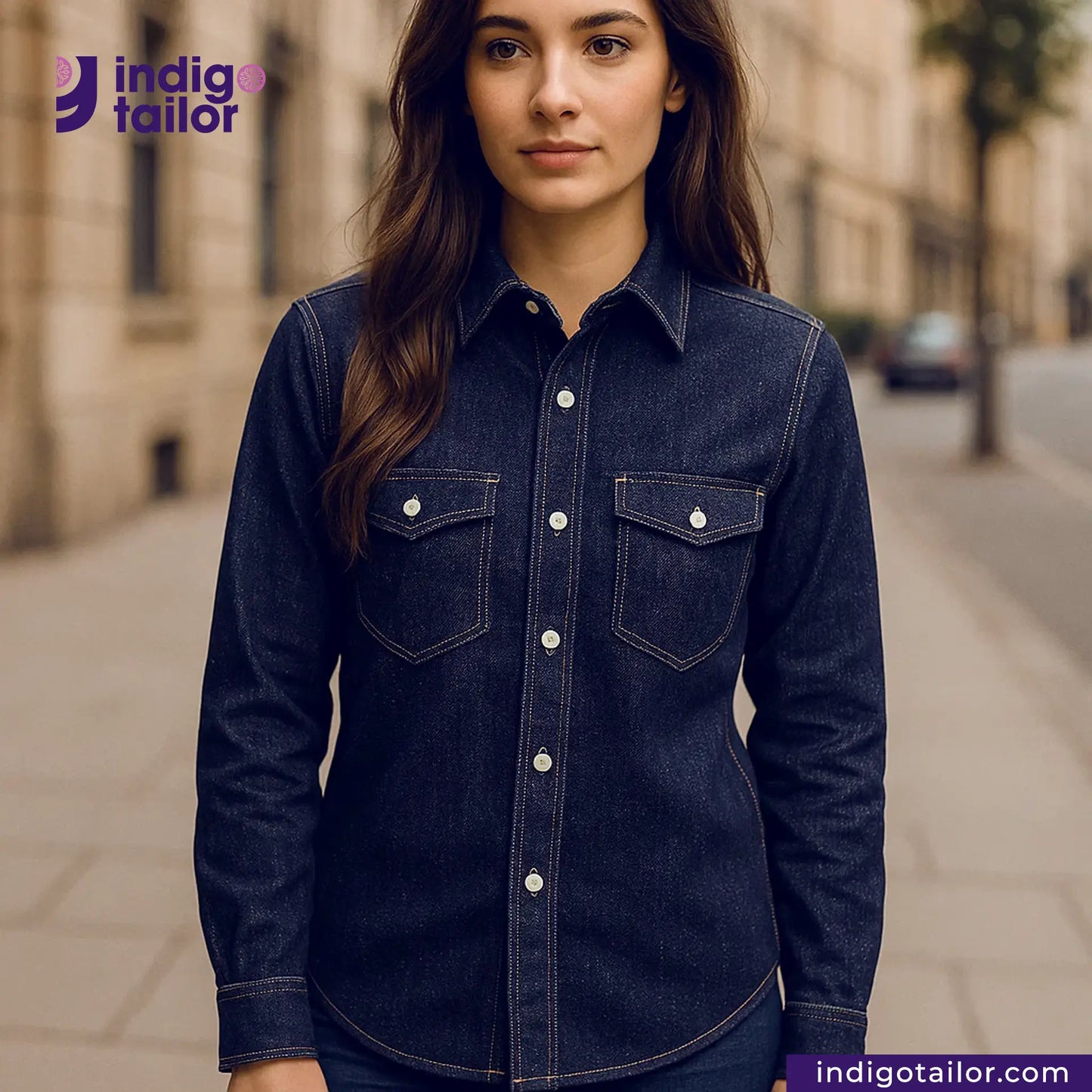 IT-441 SLUBBY INDIGO SELVEDGE DENIM