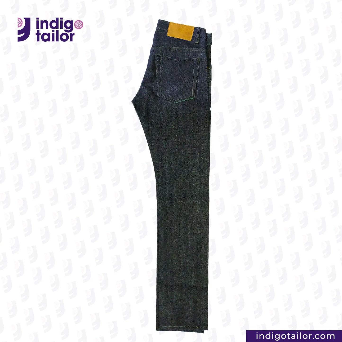 IT-006 FOREST GREEN SELVEDGE DENIM
