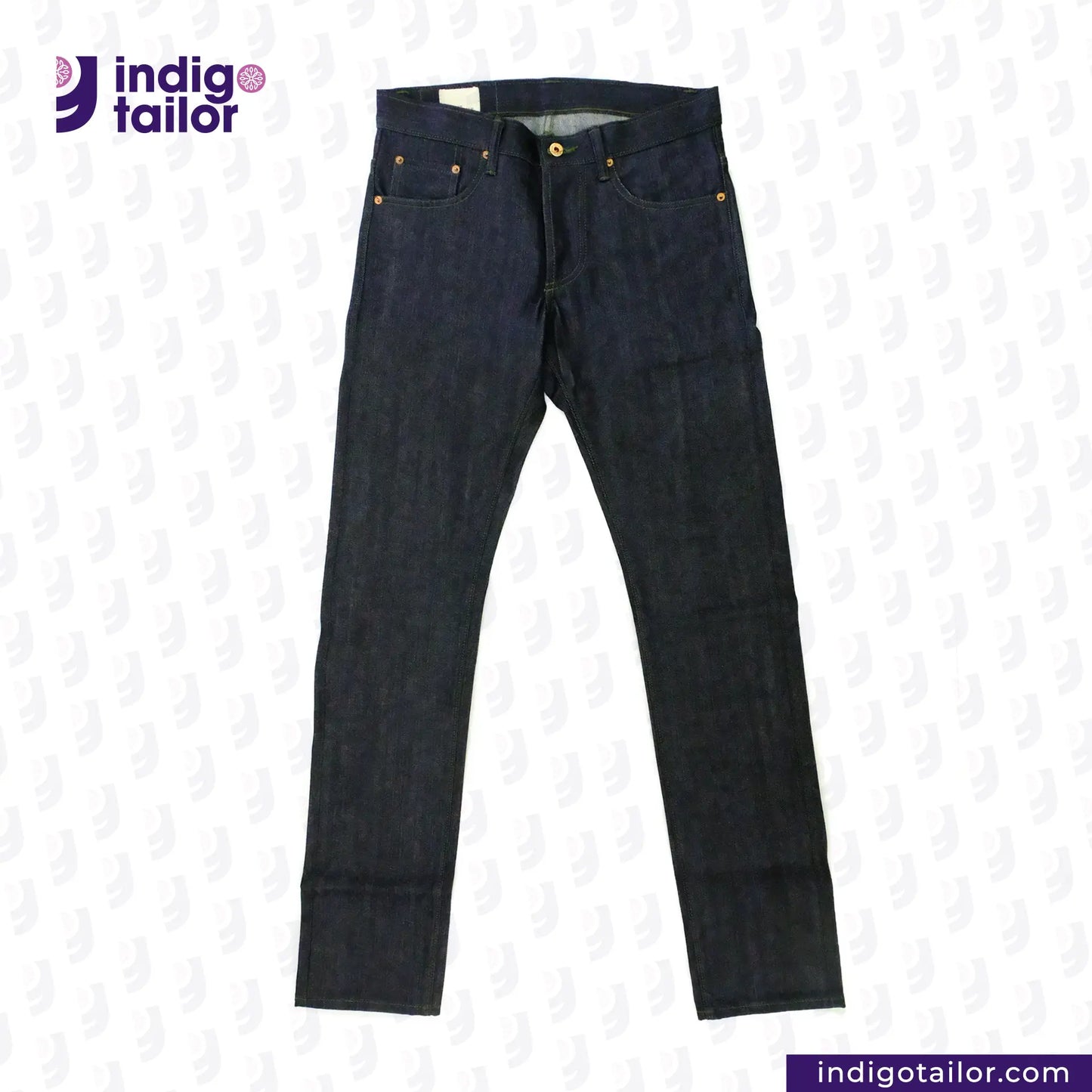 IT-006 FOREST GREEN SELVEDGE DENIM
