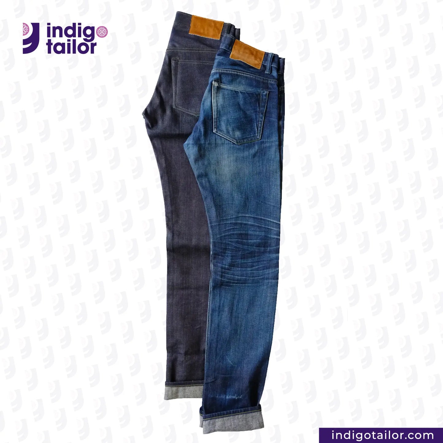 IT-006 FOREST GREEN SELVEDGE DENIM