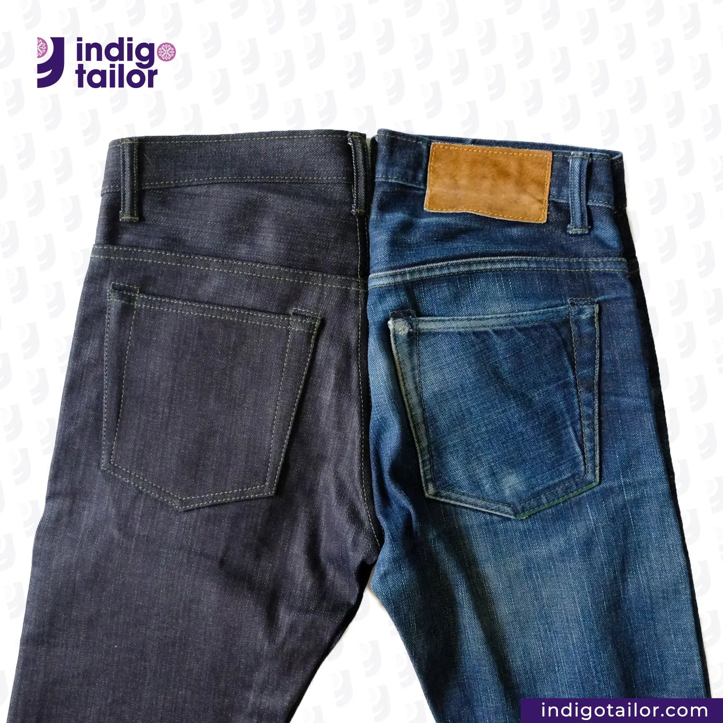 IT-006 FOREST GREEN SELVEDGE DENIM