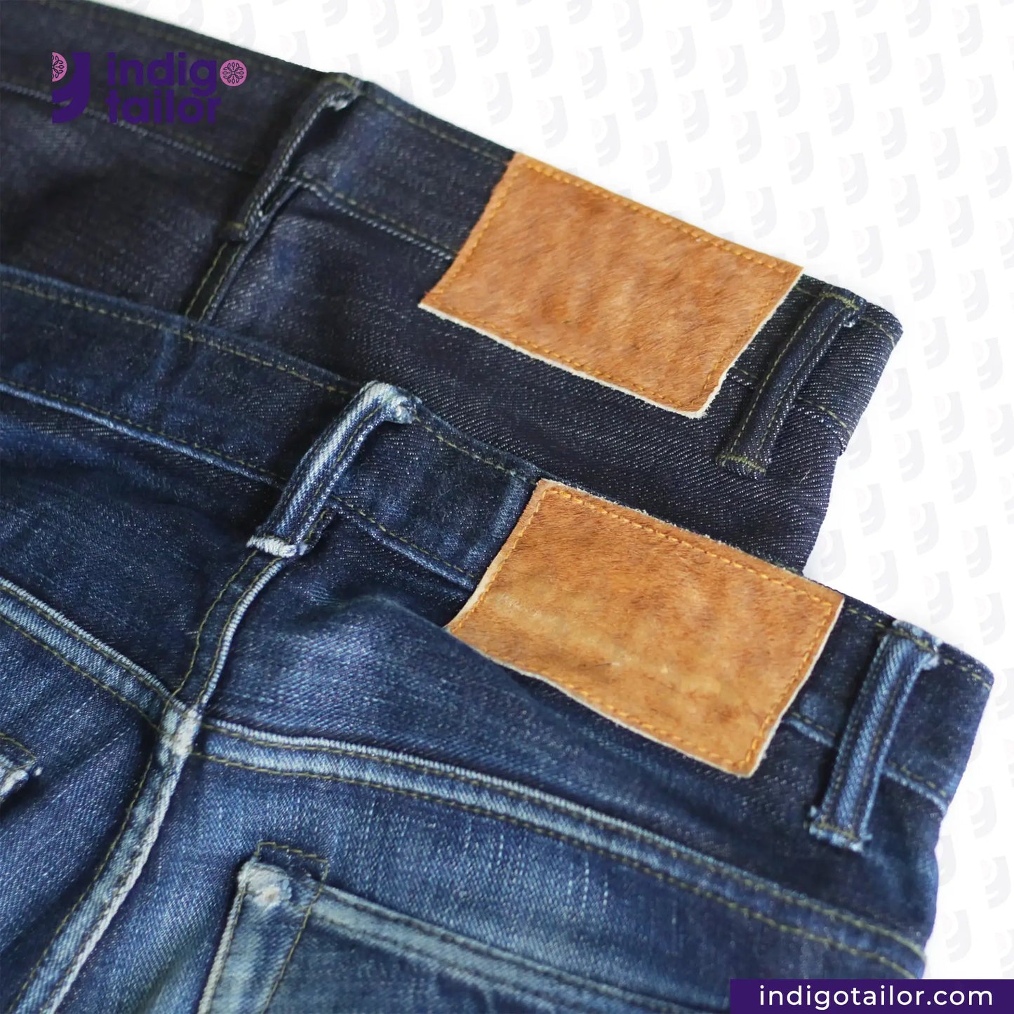 IT-006 FOREST GREEN SELVEDGE DENIM