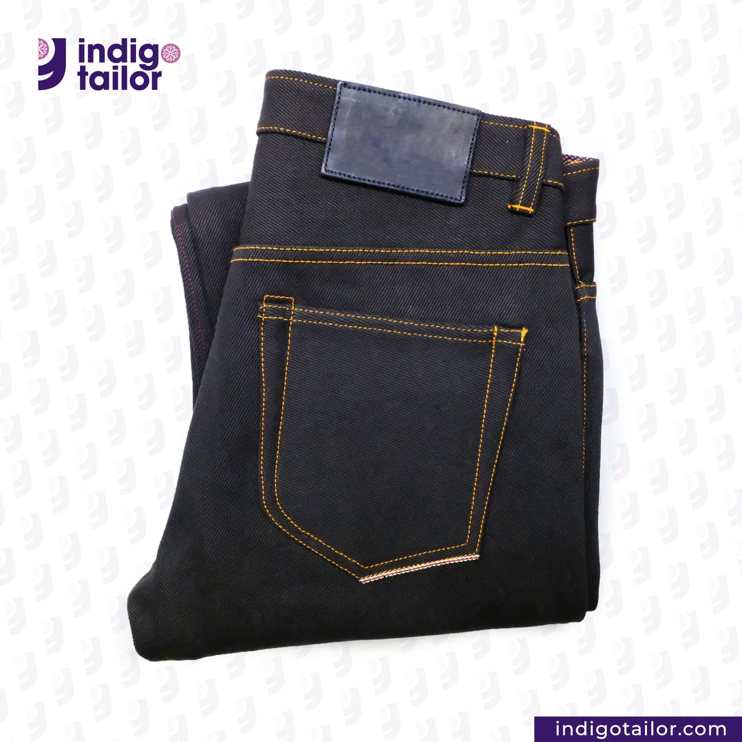 IT-007 MYSTERIOUS INDIGO x BLACK SELVEDGE DENIM