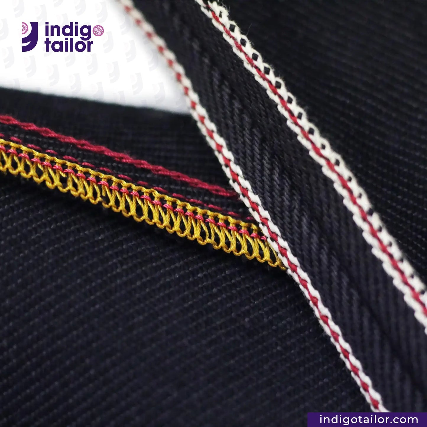 IT-007 MYSTERIOUS INDIGO x BLACK SELVEDGE DENIM