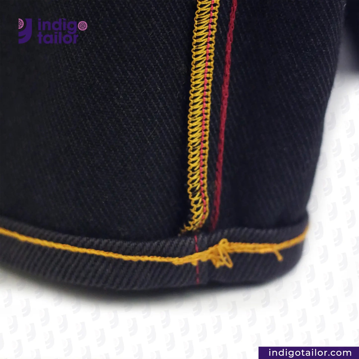 IT-007 MYSTERIOUS INDIGO x BLACK SELVEDGE DENIM