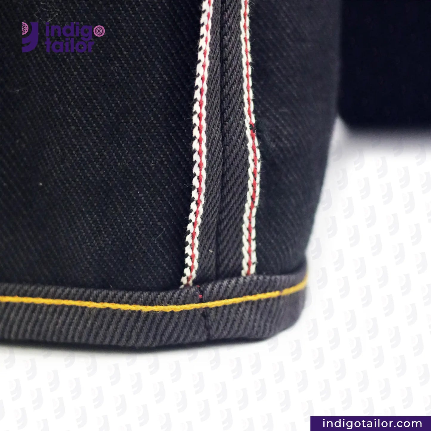 IT-007 MYSTERIOUS INDIGO x BLACK SELVEDGE DENIM