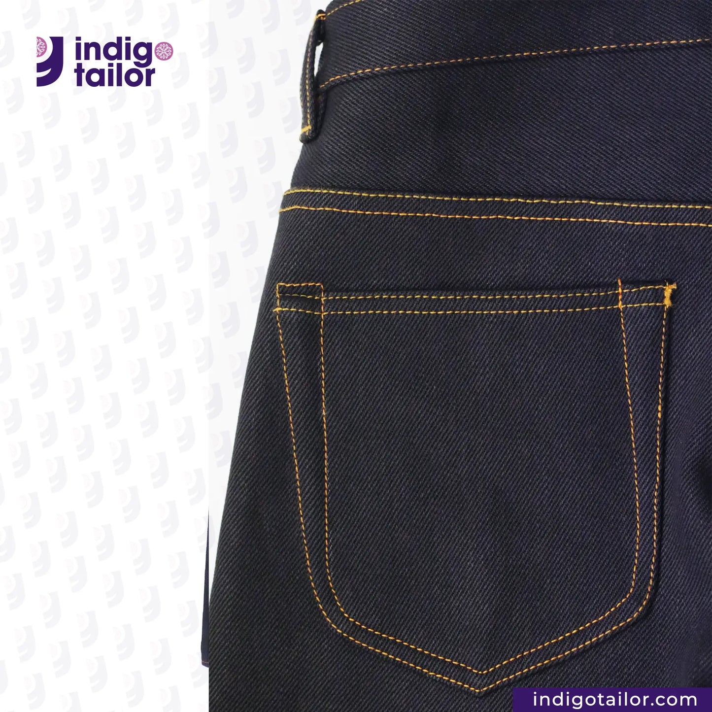 IT-007 MYSTERIOUS INDIGO x BLACK SELVEDGE DENIM