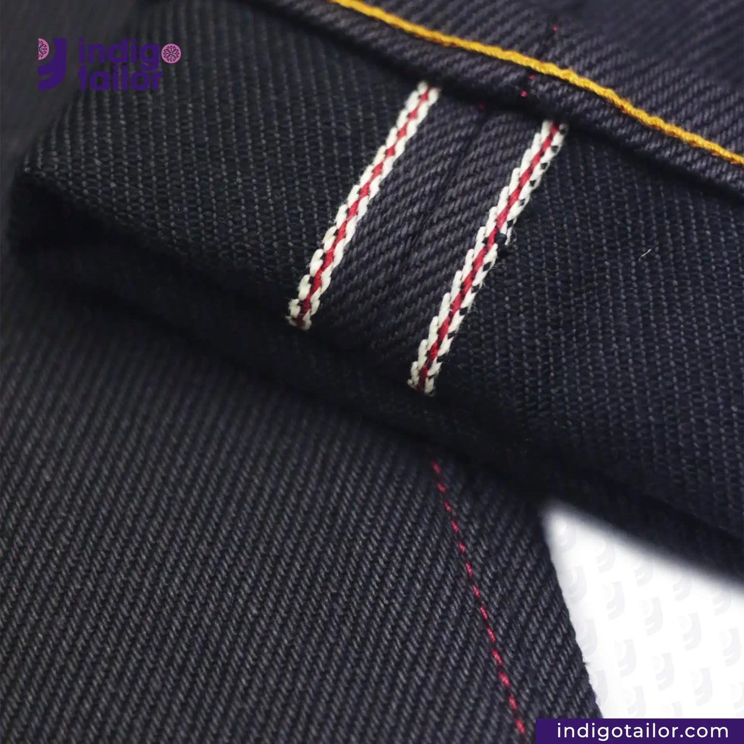 IT-007 MYSTERIOUS INDIGO x BLACK SELVEDGE DENIM