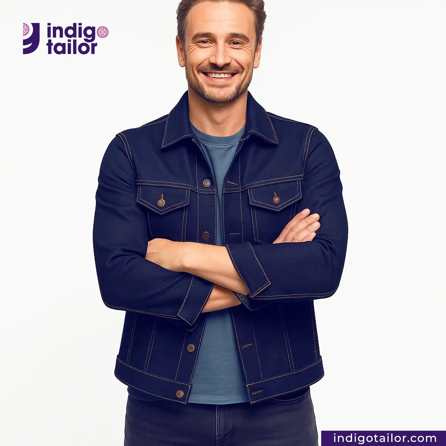 SATURATED INDIGO GOLDEN SELVEDGE