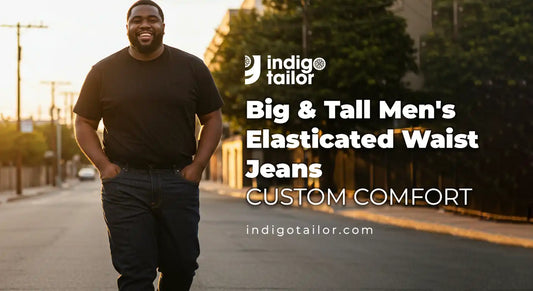 Big & Tall Men's Elasticated Waist Jeans