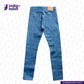 AOZORA SKY BLUE DENIM jeans with 'indigotailor' branding on a light gray background