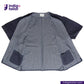 BASEBALL NORAGI (DARK INDIGO) shirt with pockets and dark sleeves on a white background, featuring the Indigotailor logo.