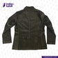 CORDUROY CHORE BLAZER (OLIVE) on a white background with 'Indigo Tailor' branding.