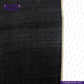 Close-up of CROSS HATCH DENIM WHITE SELVEDGE fabric with a visible brand logo on a white background.