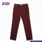 Chino Burgundy pants on a white background with 'Indigo Tailor' branding.