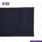 DEEP INDIGO STRETCH SELVEDGE DENIM fabric with visible stitching on a white background, featuring the Indigotailor logo.