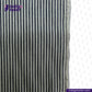 HICKORY STRIPE fabric with black lines on a white background, featuring the Indigo Tailor logo.