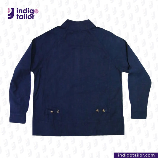 IT-08 INDIGO HARRINGTON JACKET