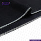 Close-up of INDIGO x INDIGO SUMMER TWILL SELVEDGE DENIM fabric with white stitching, featuring the Indigotailor logo.
