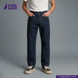 IT-466 INDIGO x INDIGO HERRINGBONE DENIM