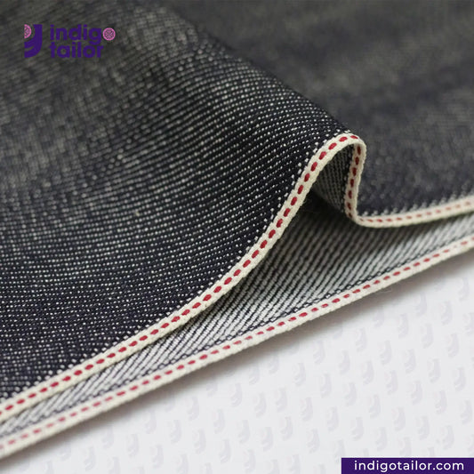 IT-376 BLUE GRAY SELVEDGE DENIM