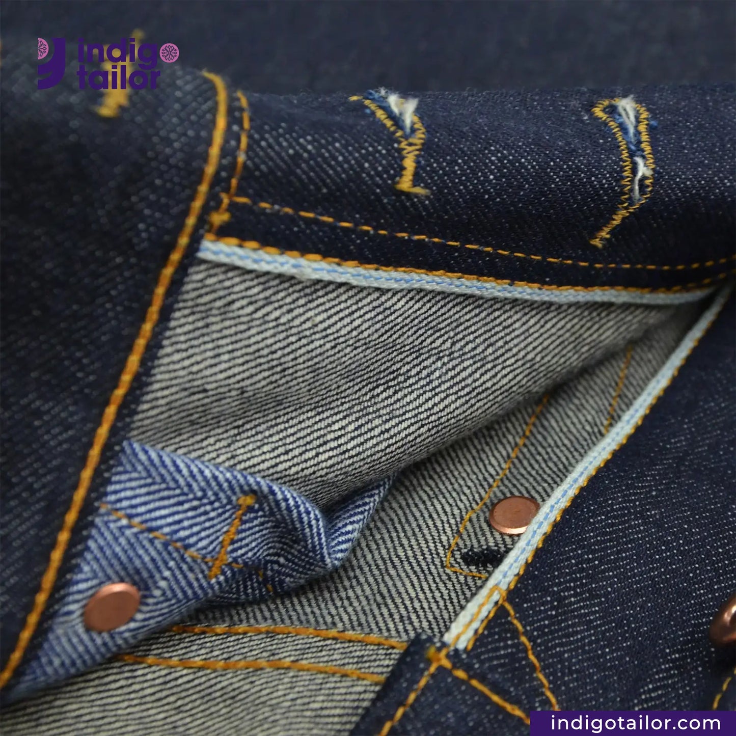 IT-001  BLUE LINE SELVEDGE DENIM