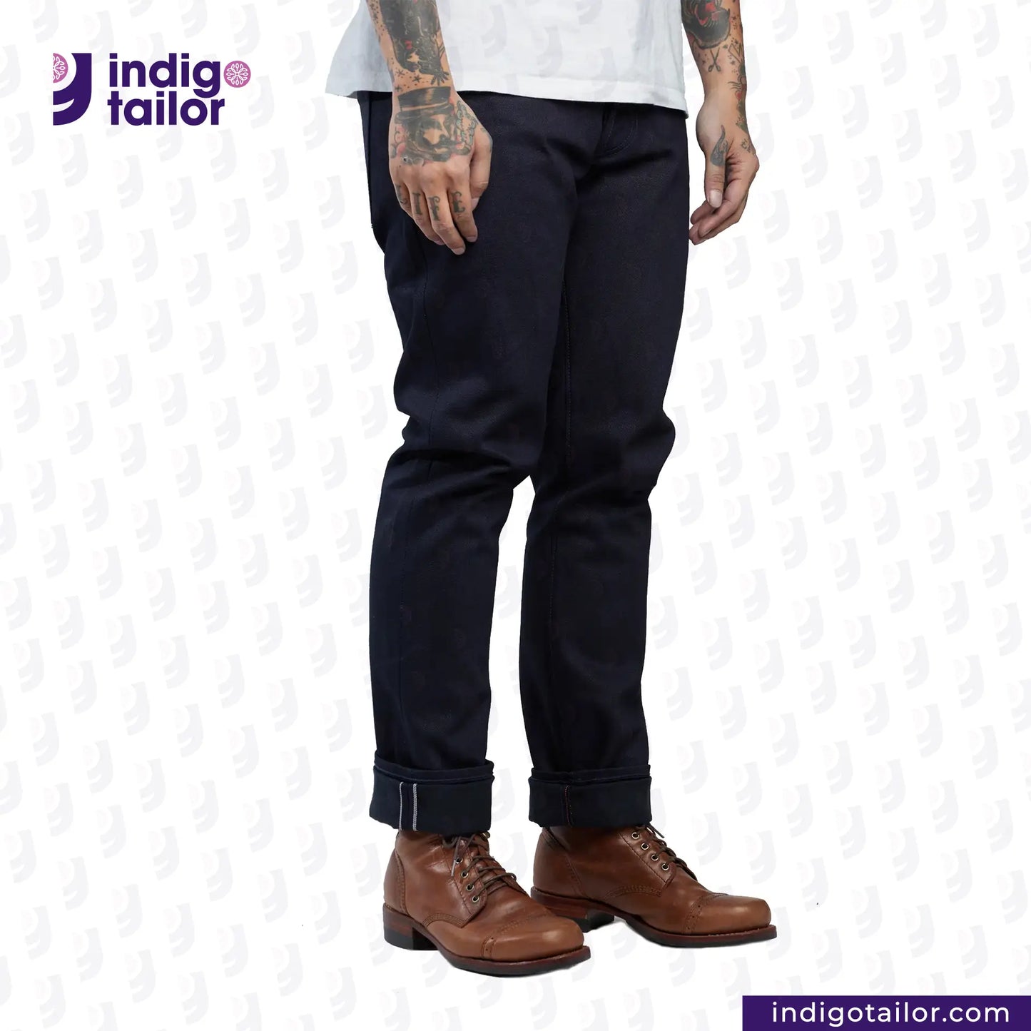 IT-004 INDIGO x BLACK DENIM