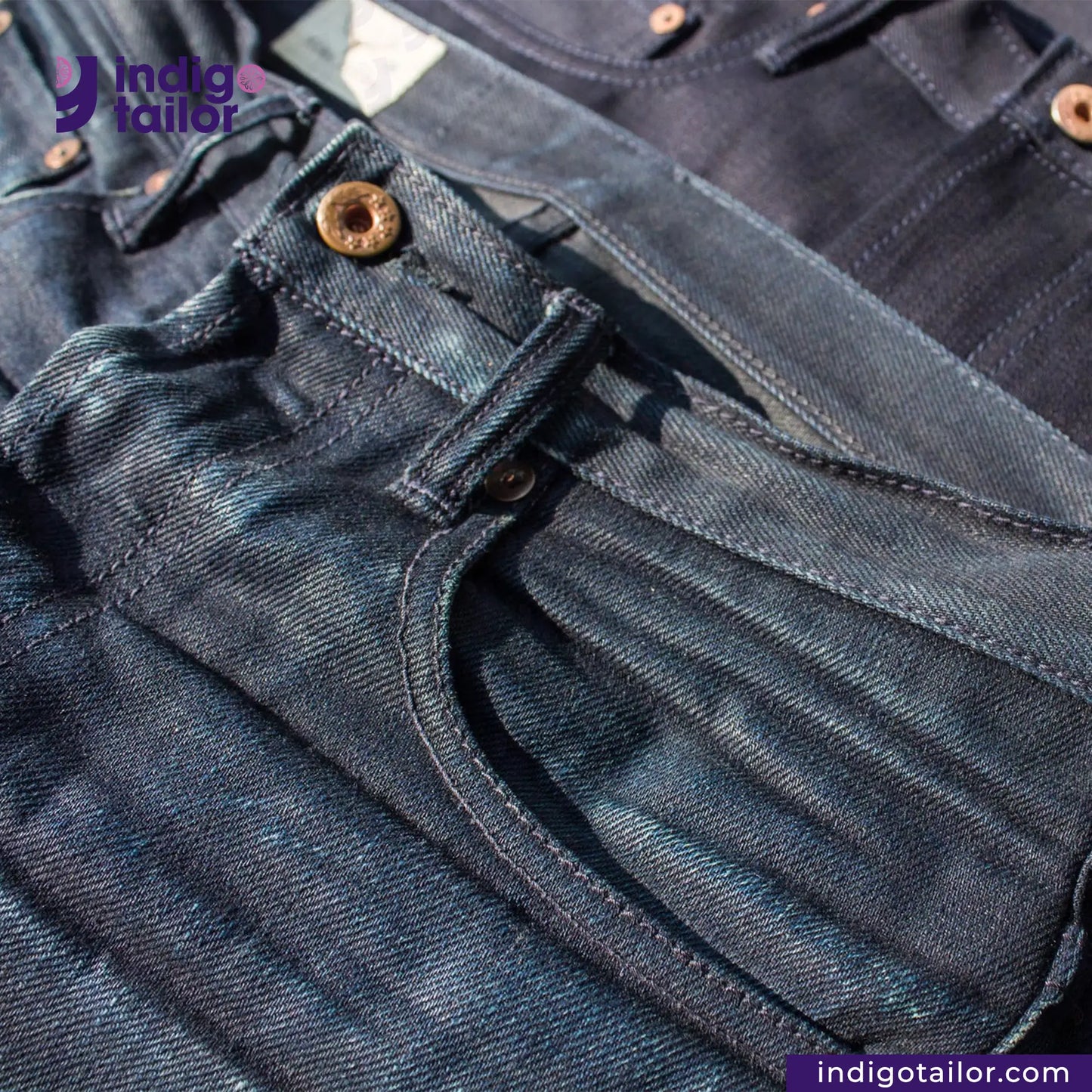 IT-004 INDIGO x BLACK DENIM