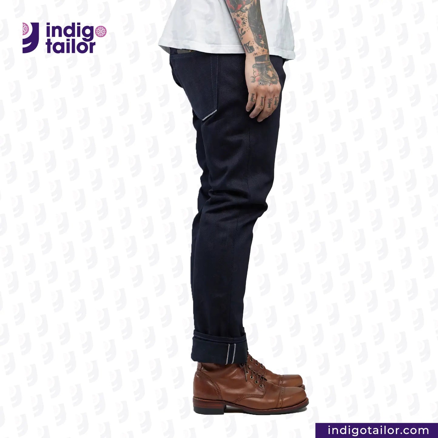 IT-004 INDIGO x BLACK DENIM