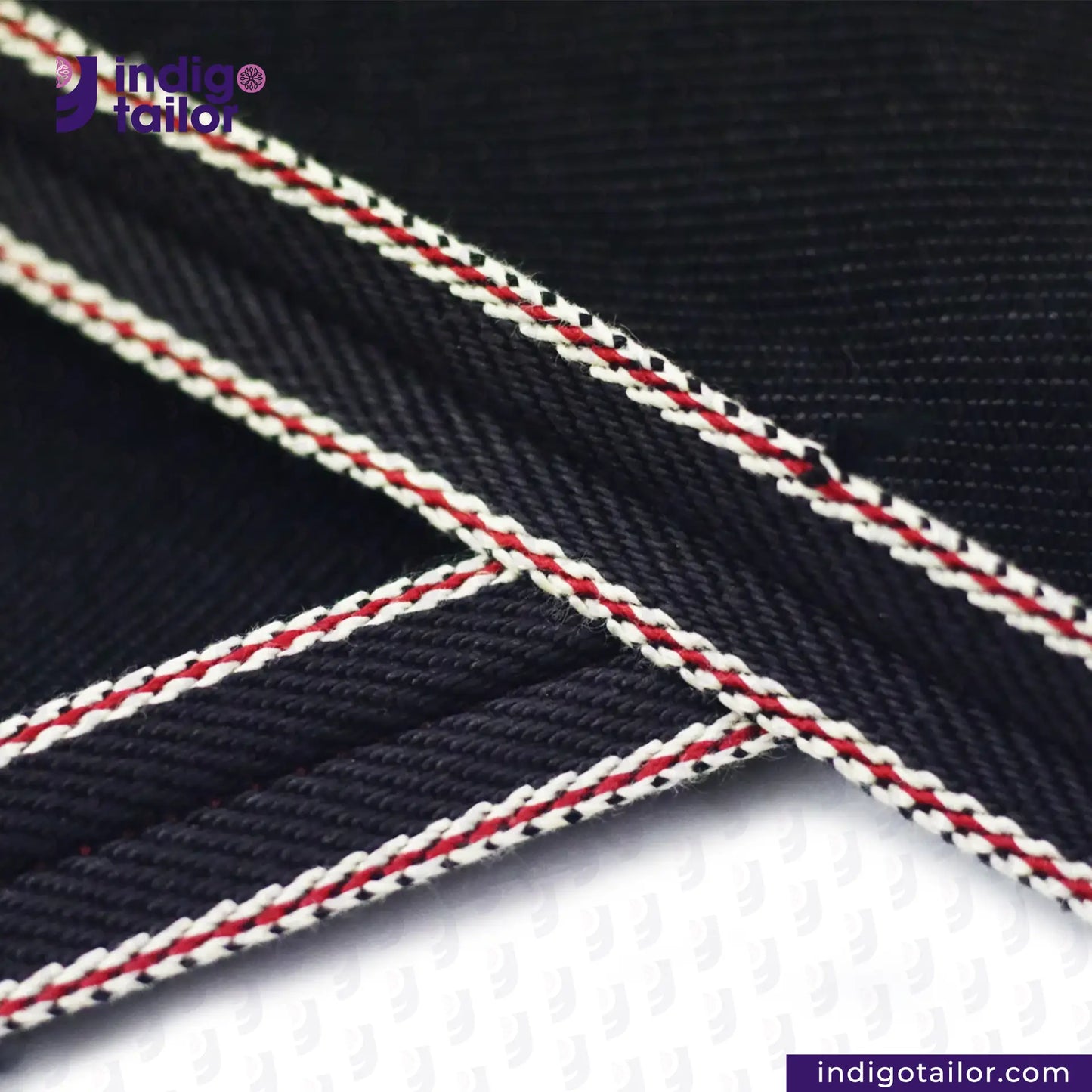 IT-007 MYSTERIOUS INDIGO x BLACK SELVEDGE DENIM