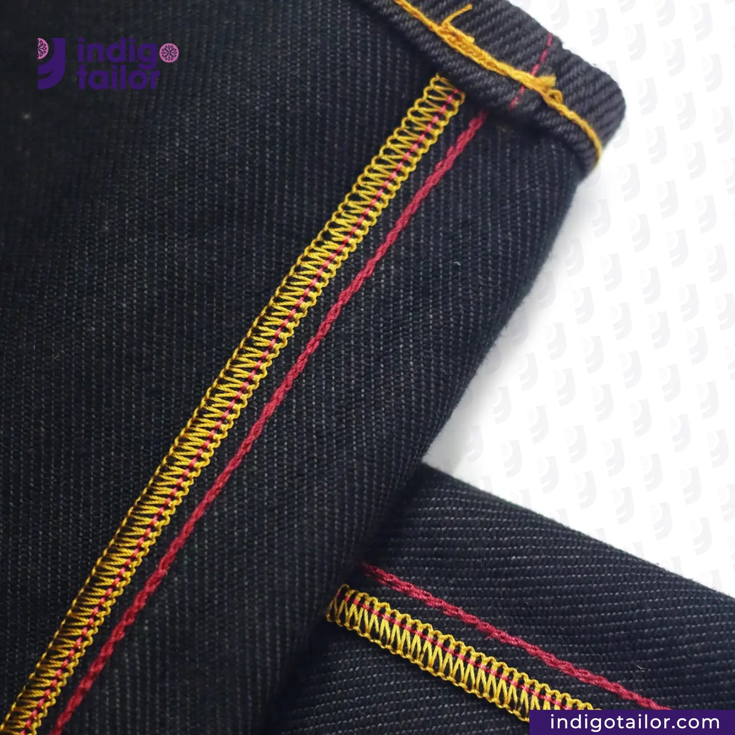 IT-007 MYSTERIOUS INDIGO x BLACK SELVEDGE DENIM