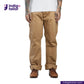 Person wearing Officer Trousers (Khaki) pants with 'Indigo Tailor' logo and website on a white background