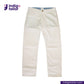 Officer Trousers (Off-White) pants on a white background with 'Indigotailor' branding.